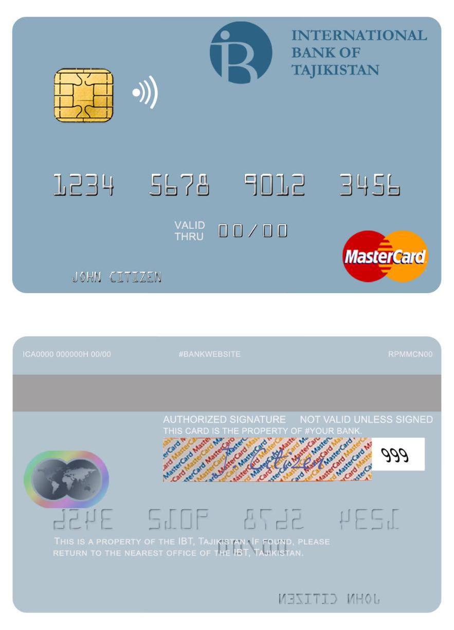Tajikistan IBT mastercard